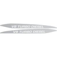 Bonnet Decals (Pair) for the Toyota LandCruiser 70 Series (DPF) (2017-2023) (view 2)