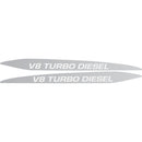 Bonnet Decals (Pair) for the Toyota LandCruiser 70 Series (DPF) (2017-2023) (view 2)