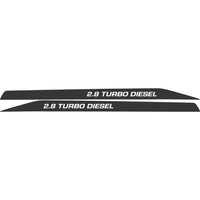 Bonnet Decals (Pair) for the Toyota LandCruiser Facelift 70 Series (2024-) (view 6)