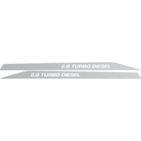 Bonnet Decals (Pair) for the Toyota LandCruiser Facelift 70 Series (2024-) (view 5)