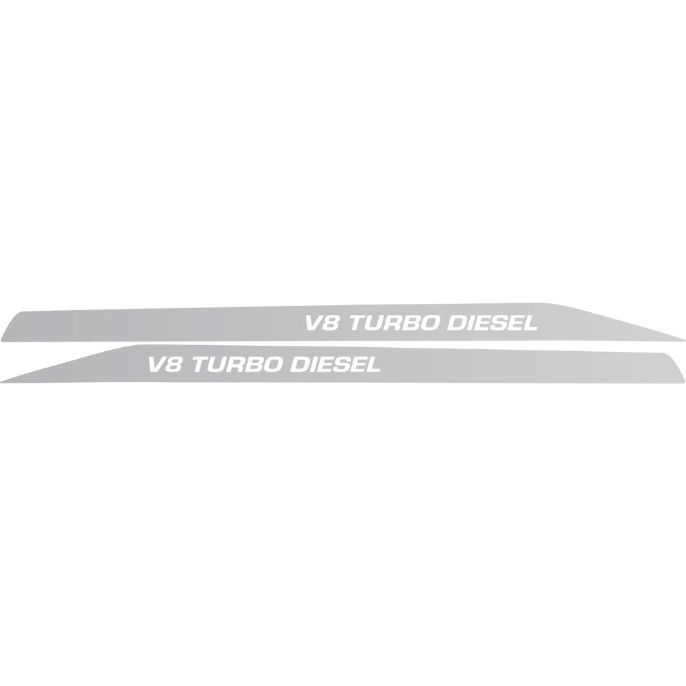 Bonnet Decals (Pair) for the Toyota LandCruiser Facelift 70 Series (2024-) (view 3)