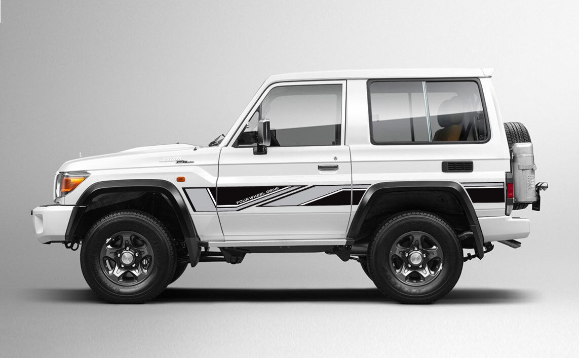 70 Series Land Cruiser Decal Body Stripe Kit (Barossa) -  71 Series (2023-)