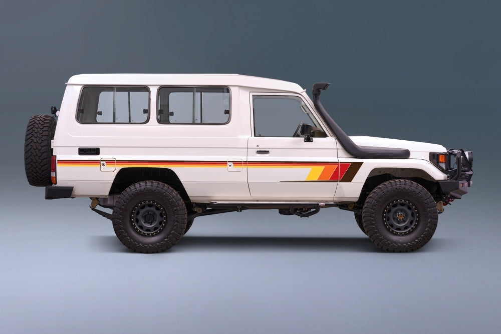 70 Series Land Cruiser Decal Body Stripe Kit (Broome) - 75 Series (1985–1999)