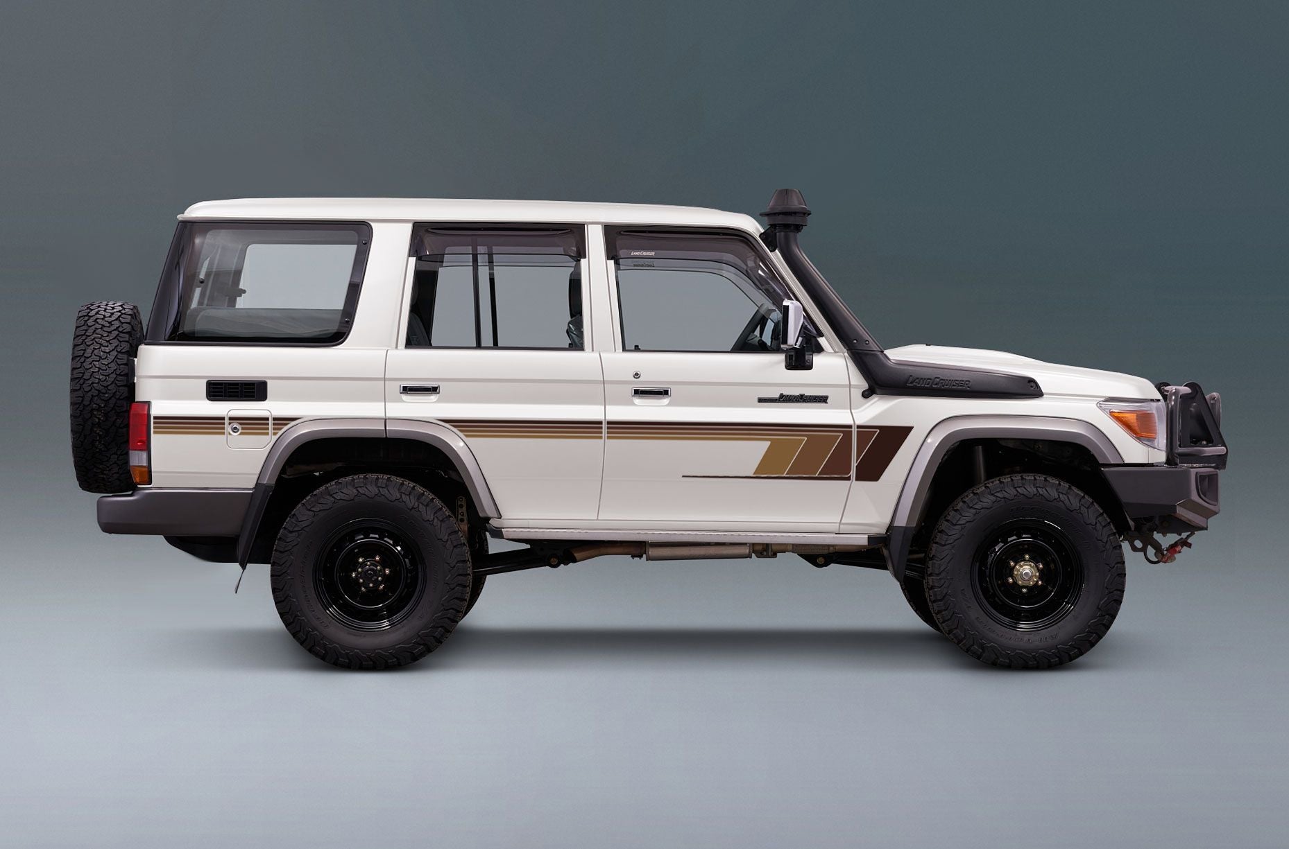 70 Series Land Cruiser Decal Body Stripe Kit (Broome) - 76 Series (2007-)
