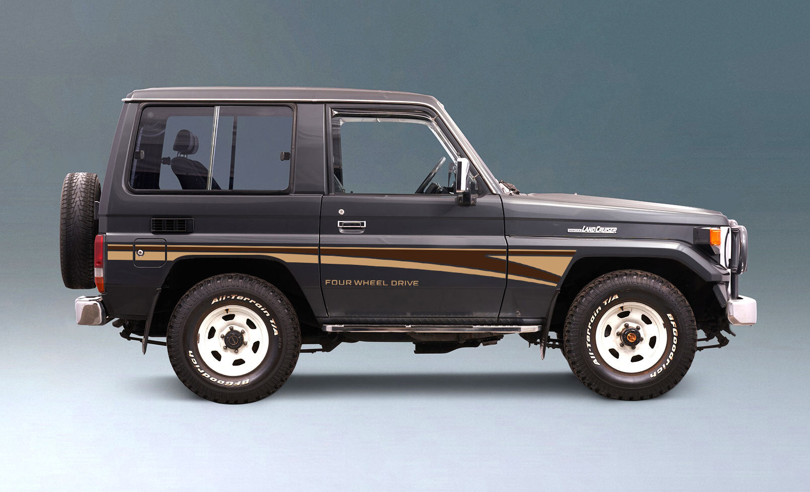 70 Series Land Cruiser Decal Body Stripe Kit (Narrabri) -  71 Series/Bundera (1984–)