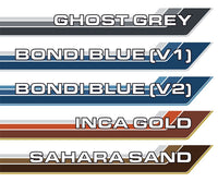 70 Series Land Cruiser Decal Body Stripe Kit (Renmark) - 75/79 Series Single Cab (1985-)