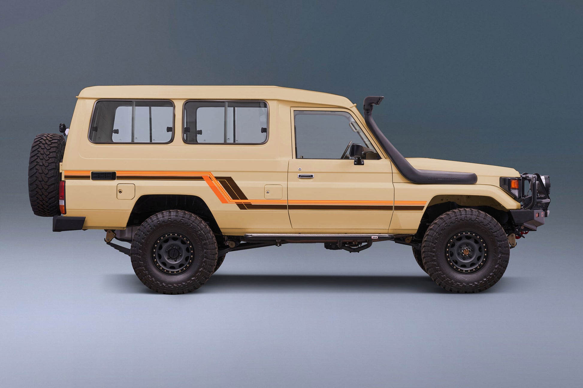 70 Series Land Cruiser Decal Body Stripe Kit (Tarcutta) - 75 Series (1985–1999)