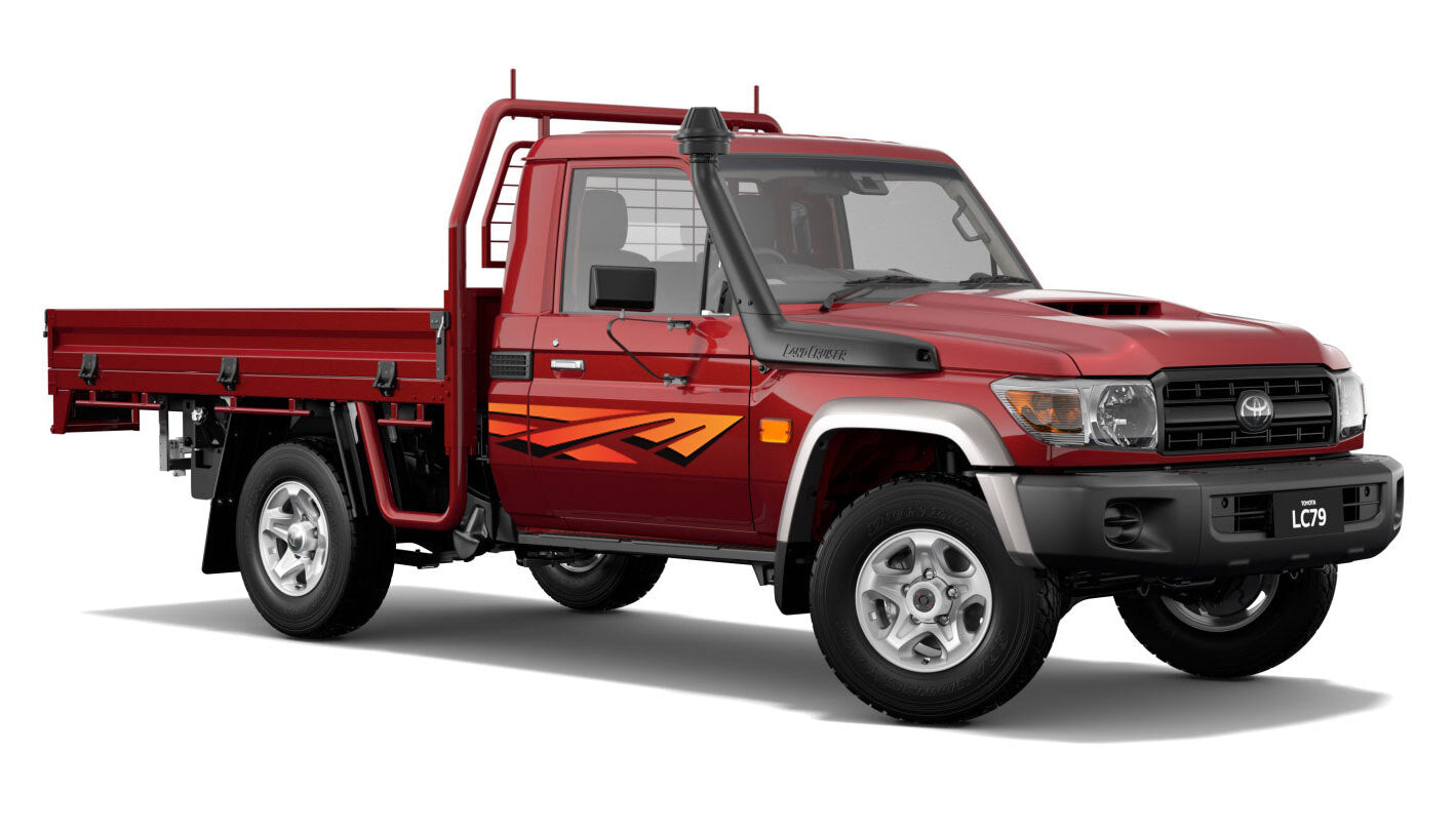 70 Series Land Cruiser Decal Body Stripe Kit (Tenterfield) - 79 Series Dual Cab (2012-)