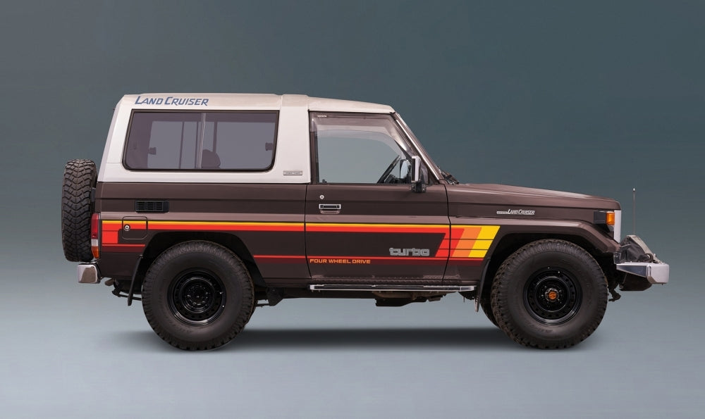 70 Series Land Cruiser Decal Body Stripe Kit (Tweed) - 73/74 Series (1984–1990)