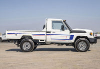 70 Series Land Cruiser Decal Body Stripe Kit (York) - 75/79 Series Single Cab (1985-)