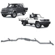 Extreme Duty 3" DPF Back Exhaust for the Toyota LandCruiser 79 Series Single & Dual Cab (11/2016 - On) (view 2)