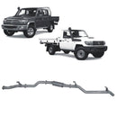Extreme Duty 3" DPF Back Exhaust for the Toyota LandCruiser 79 Series Single & Dual Cab (11/2016 - On) (view 2)