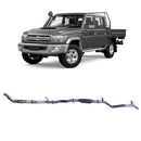 Extreme Duty 3" Turbo Back Exhaust for the Toyota LandCruiser 79 Series Dual Cab (01/2012 - 10/2016)