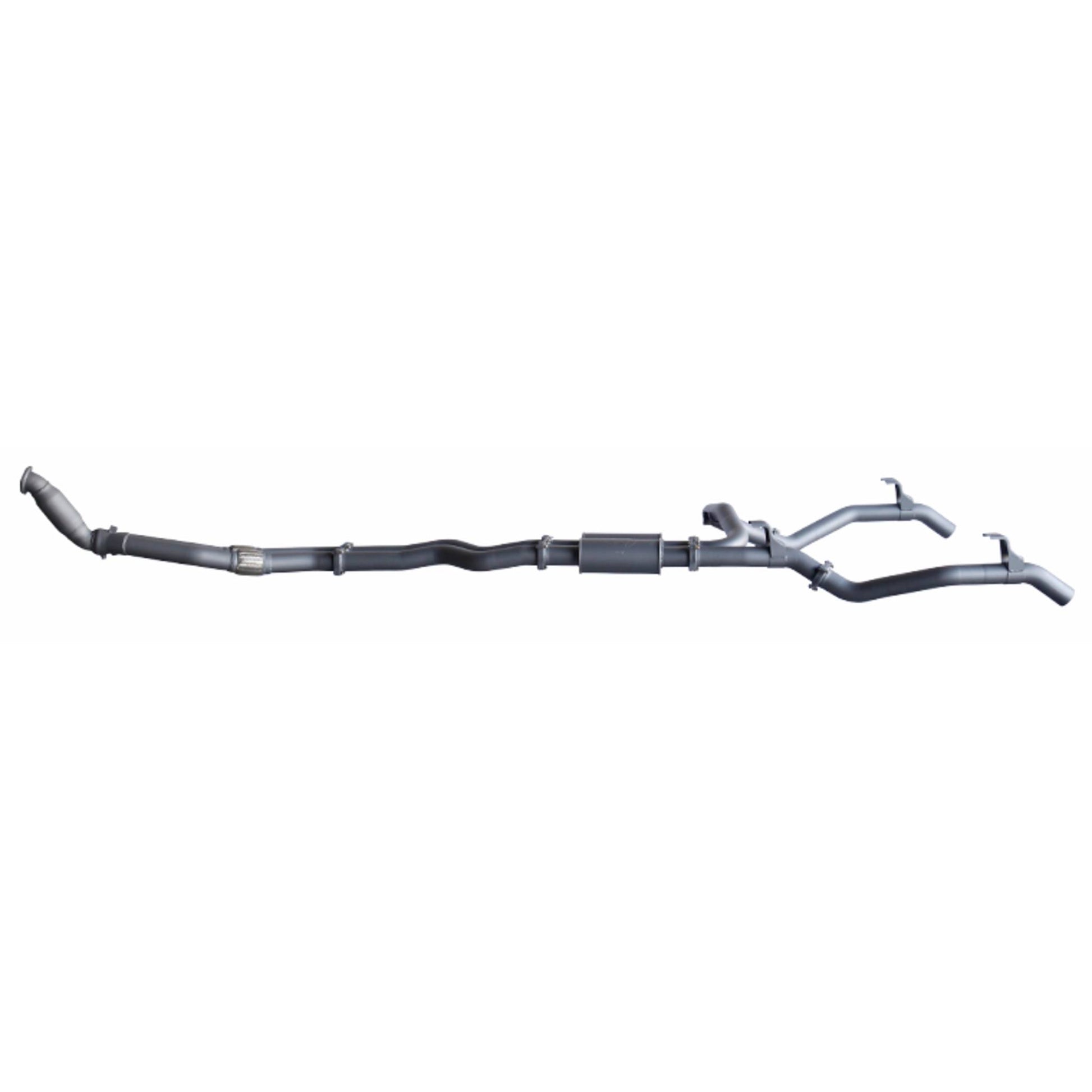 Extreme Duty 3" Twin Turbo Back Exhaust for the Toyota LandCruiser 79 Series Dual Cab (10/2012 - 10/2016) (view 2)