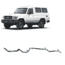 Extreme Duty 3" Factory Dump Pipe Back Exhaust for the Toyota LandCruiser 78 Series 4.2L TD (01/2001 - 01/2007) (view 6)